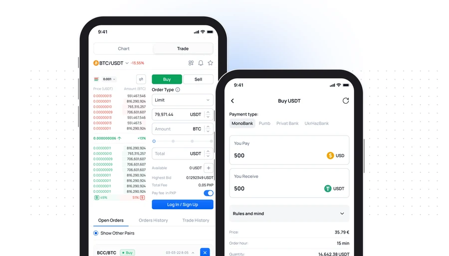 PointPay — iOS and Android apps