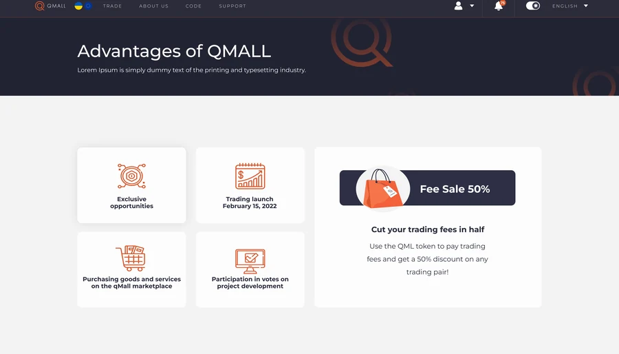 Qmall — QMALL token and the fee economy
