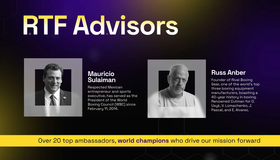 Ready to Fight – Радники: Mauricio Sulaiman, президент WBC з 2014 року, і Russ Anber