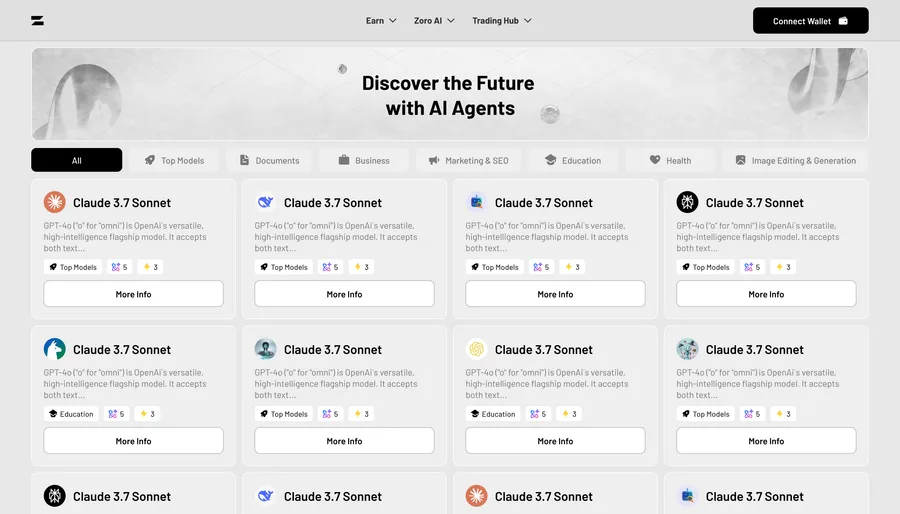 Zoro — AI Marketplace