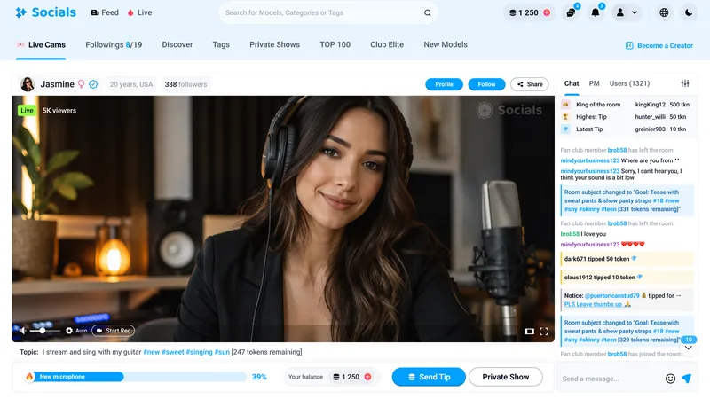 Marketplace, Ticketing & Streaming — Streaming with token monetisation