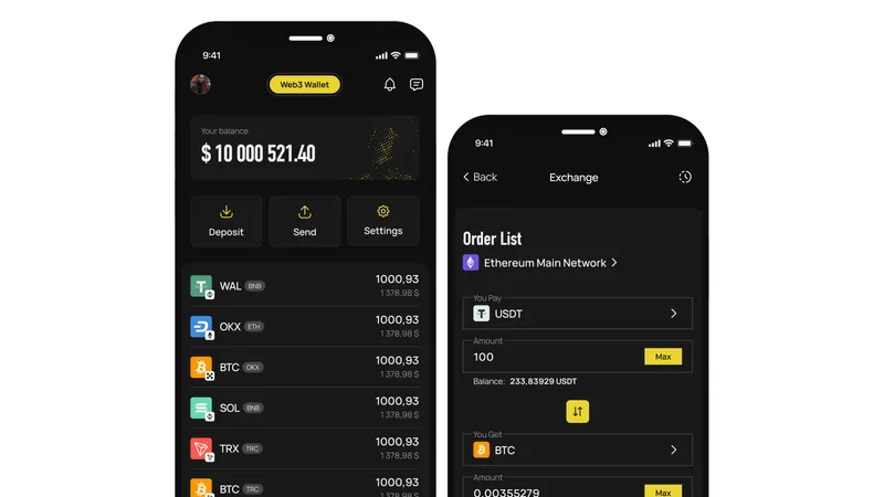 Crypto Wallet & Custody — In-app wallet